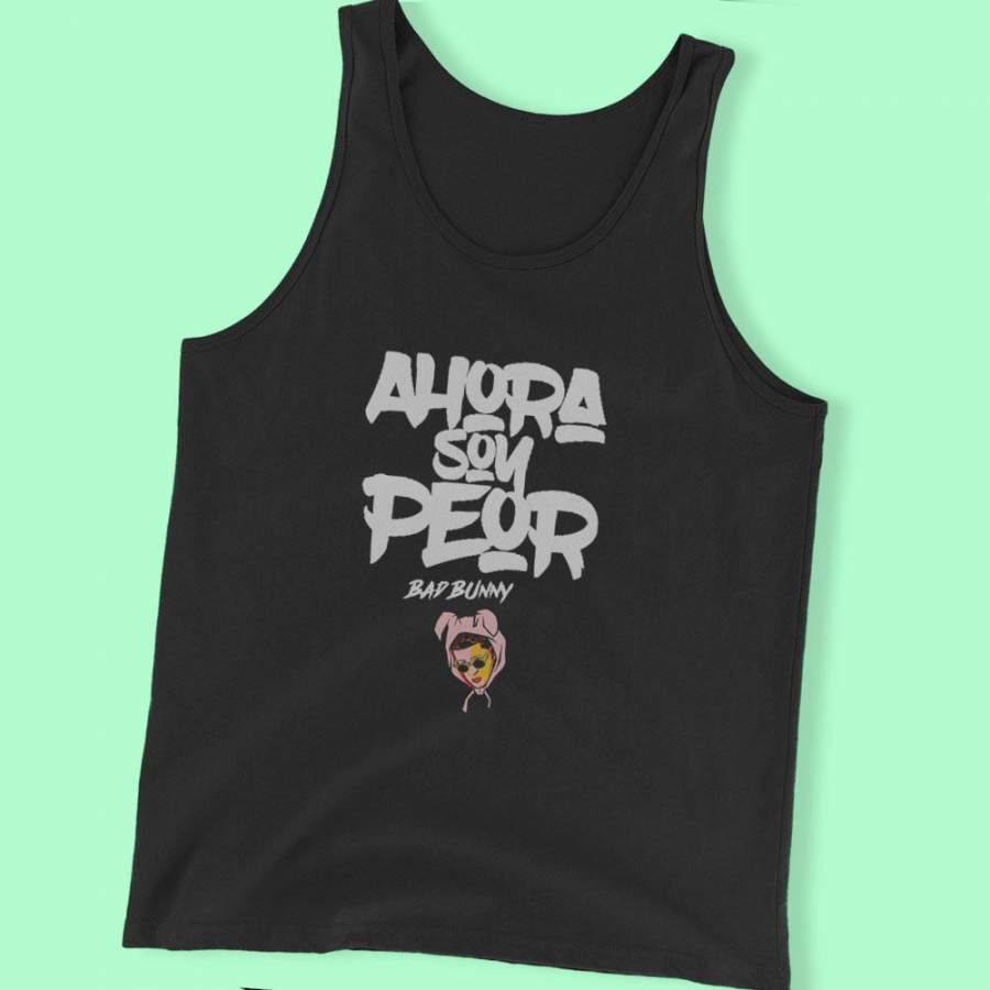 Bad Bunny Soy Peor Reggaeton Regueton Spanish Men’S Tank Top