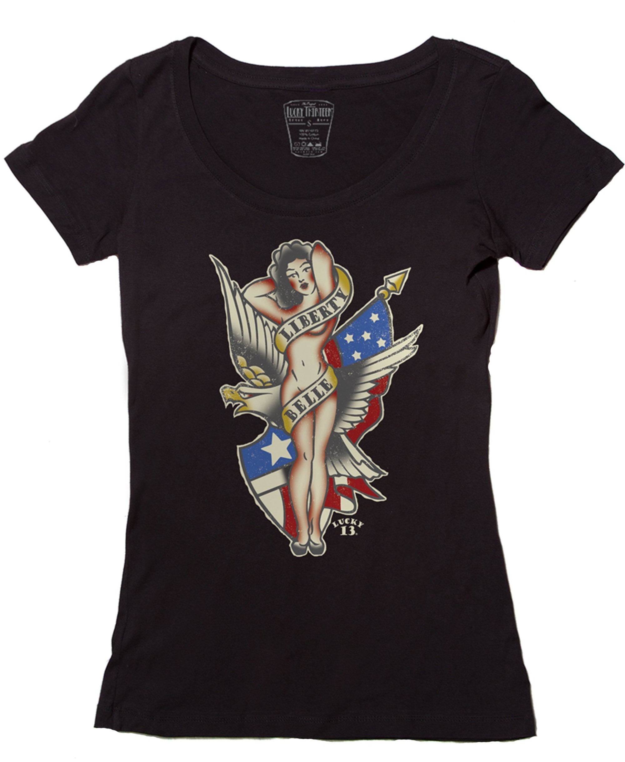 The LIBERTY BELLE Scoop Neck Tee