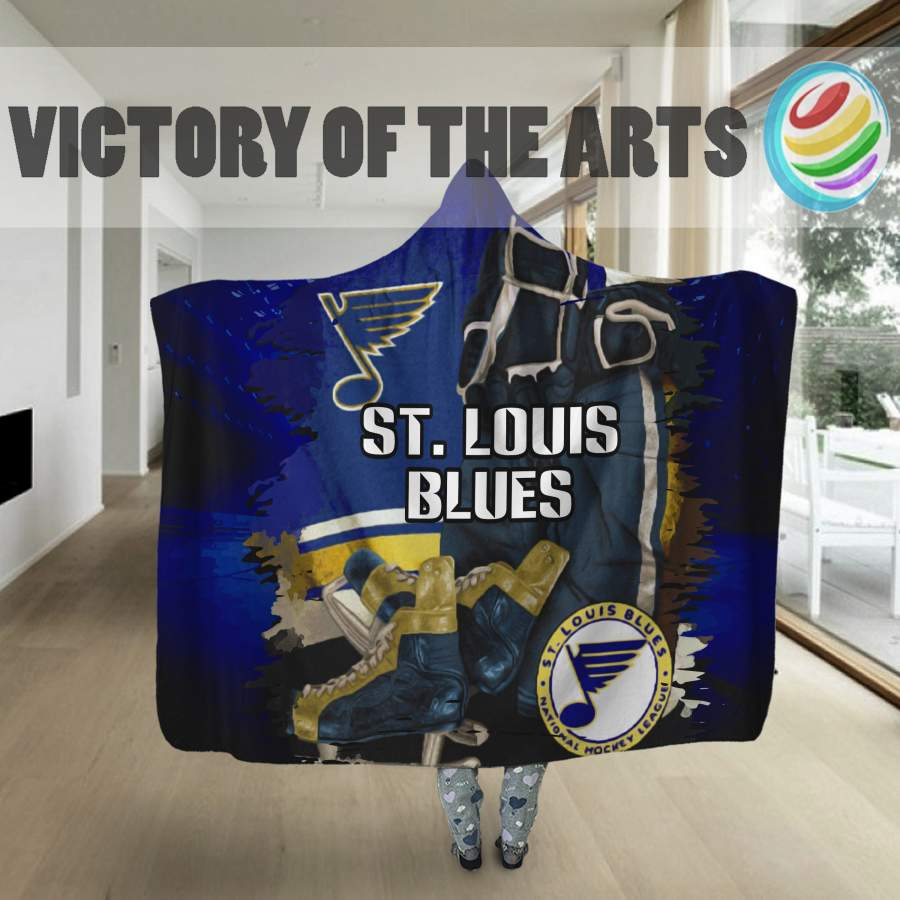 Pro Shop St. Louis Blues Home Field Advantage Hooded Blanket