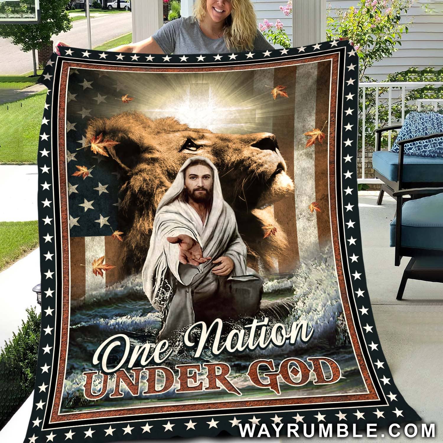 One Nation Under God Blanket