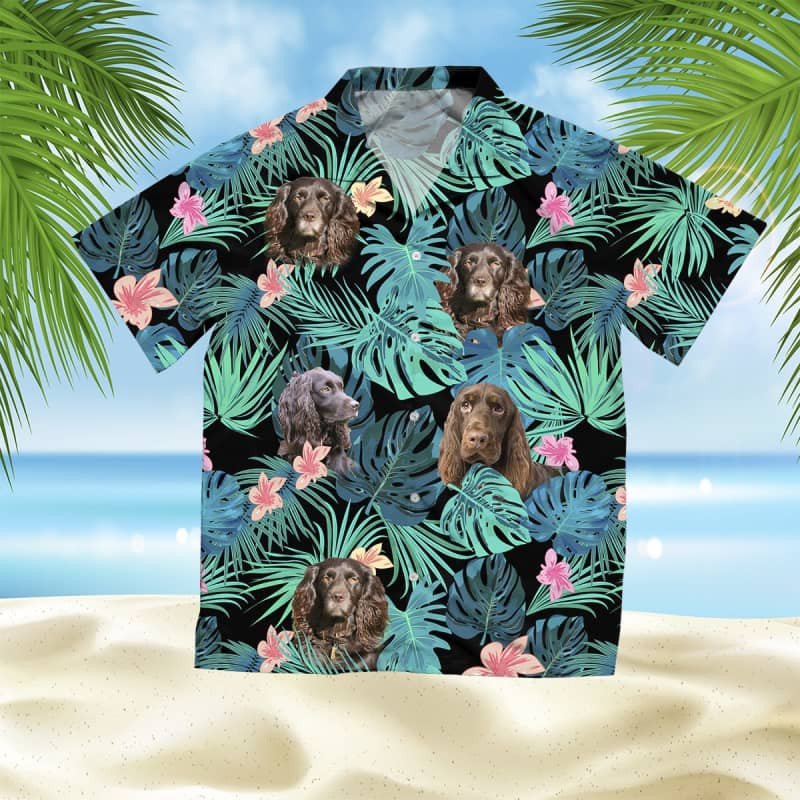 Felacia Boykin Spaniel Summer Leaves Hawaii Shirt Ha41919