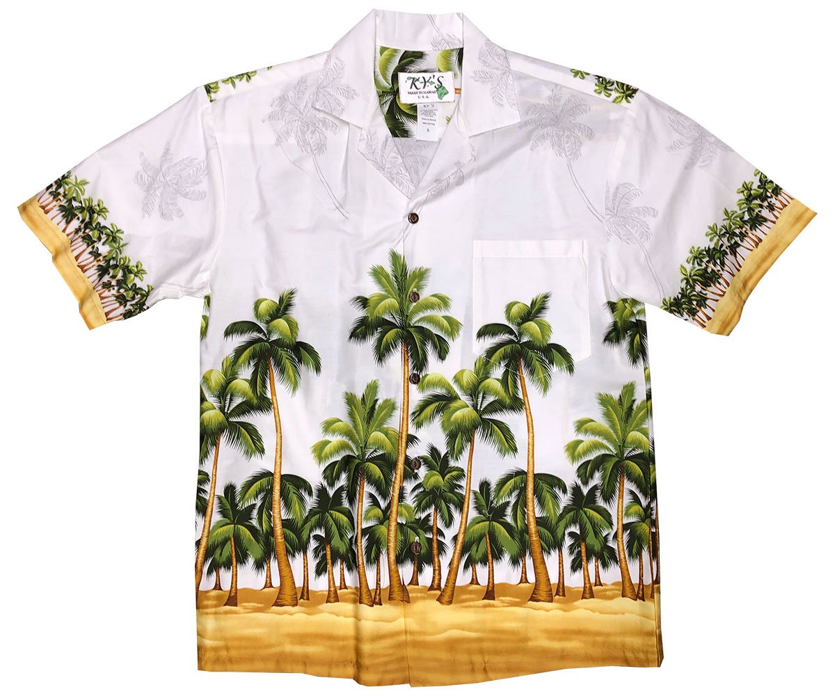 Palm Tree Beach Whitehawaiian Shirt Made In Summer Shirts Ha98360