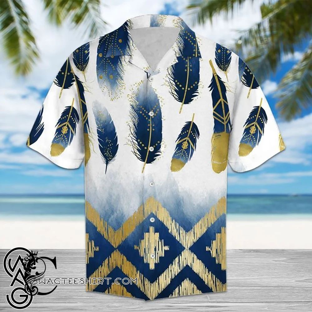 Beach Shirt Native American Summer Hawaiian Shirt- Chillicothemall