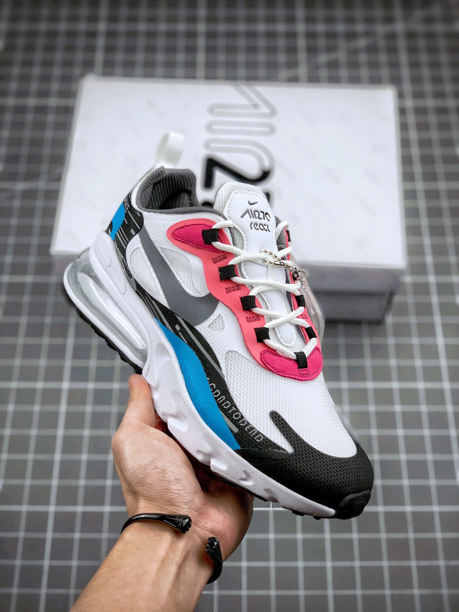 Nike Air Max 270 React Laser Blue Multi DA4303-100 5339777