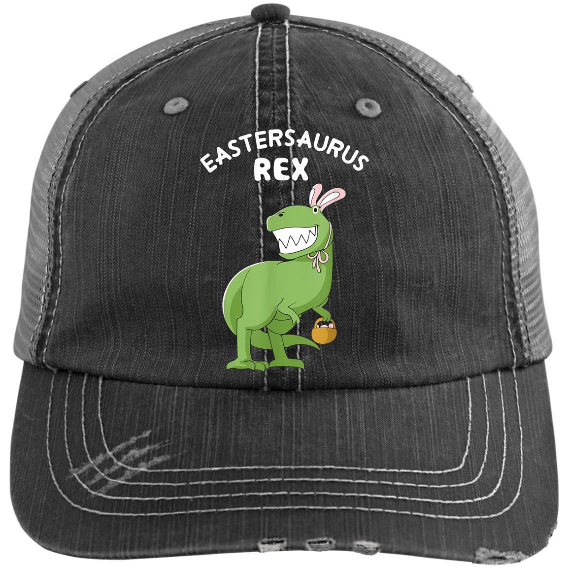 Custom Hat Eastersaurus Rex T-Shirt Easter Easter Bunny Dinosaur