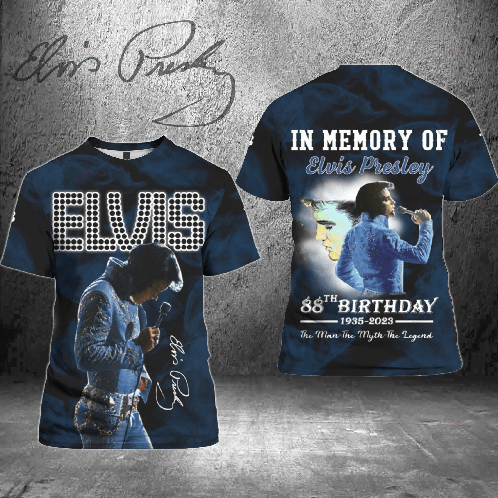 Elvis Presley 3D T-Shirt 3Ts-U6O4
