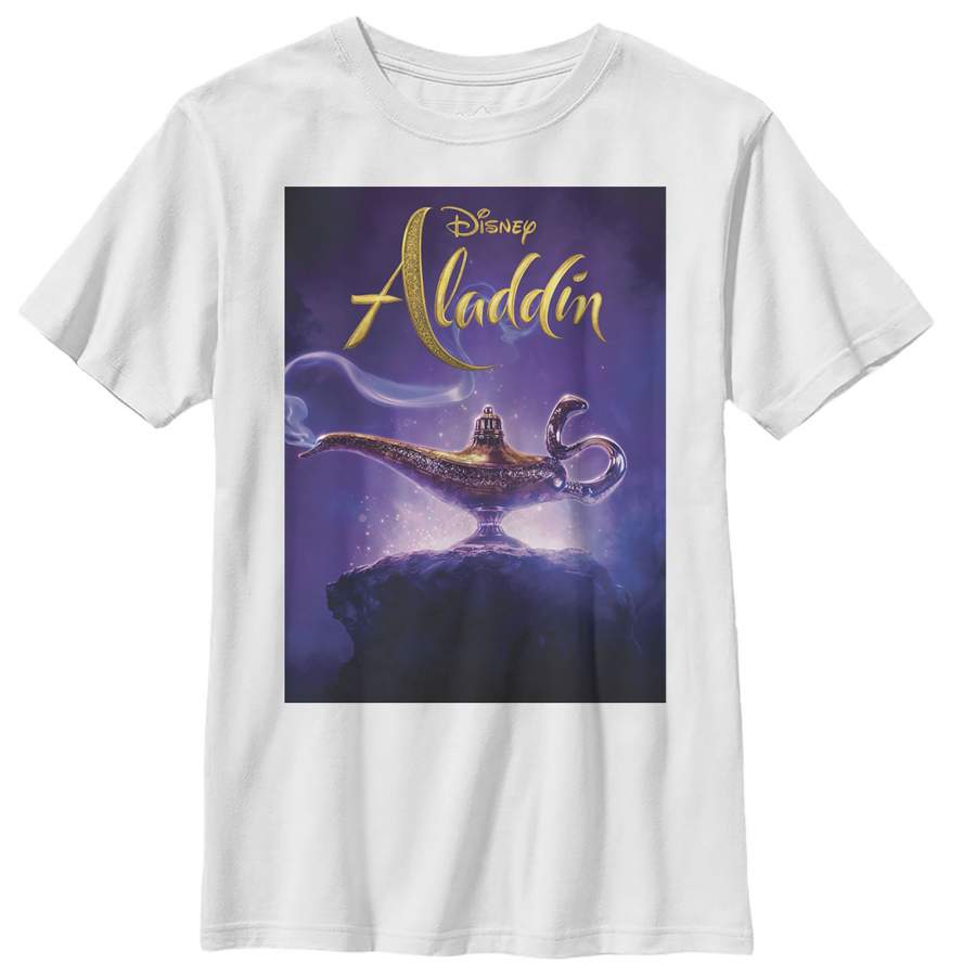 Aladdin Boy’s Movie Poster Magic  T Shirt