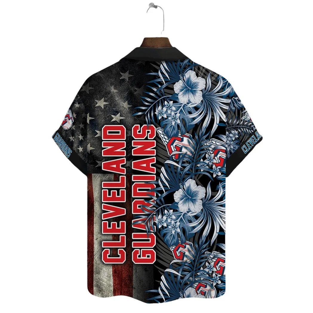 Cleveland Guardians Hawaiian Shirt Stars And Stripes
