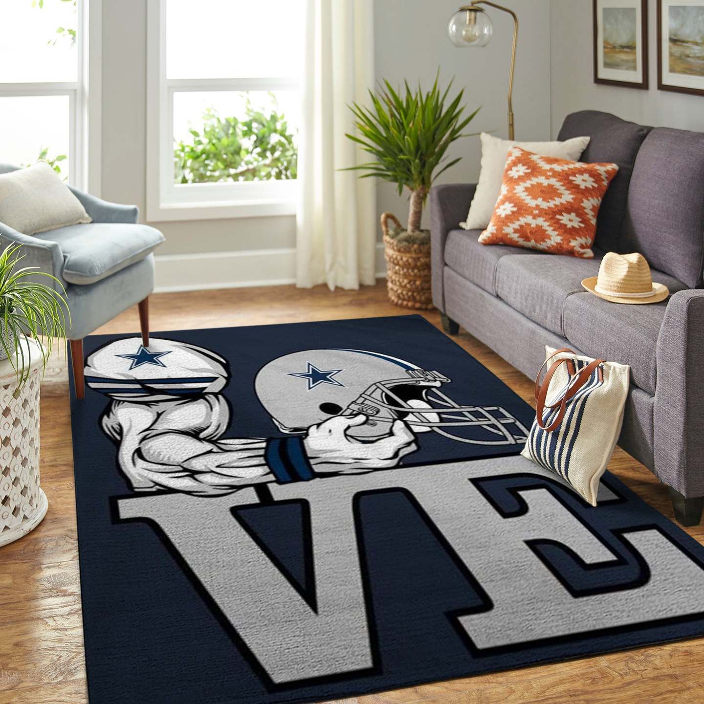 The 20 Rug Dallas Cowboys Area Rug DLB2601, Football Area Rug Floor Decor