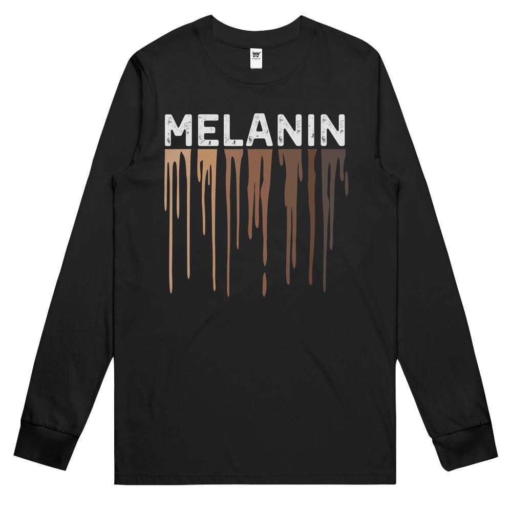 Drippin Melanin Shirt For Women Pride – Gifts Black History Long Sleeve T Shirts