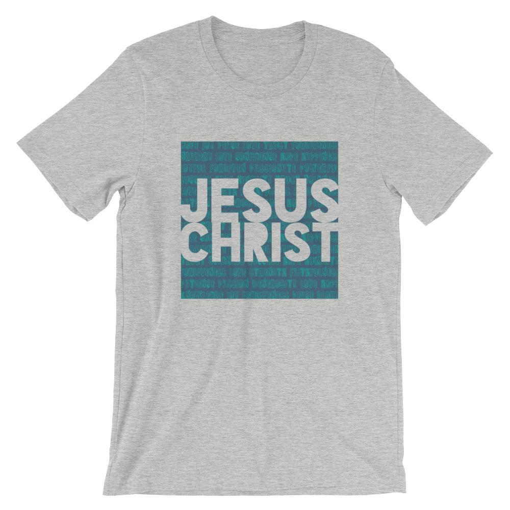 Jesus Christ In Blue Unisex T-Shirt - DaisyFaith