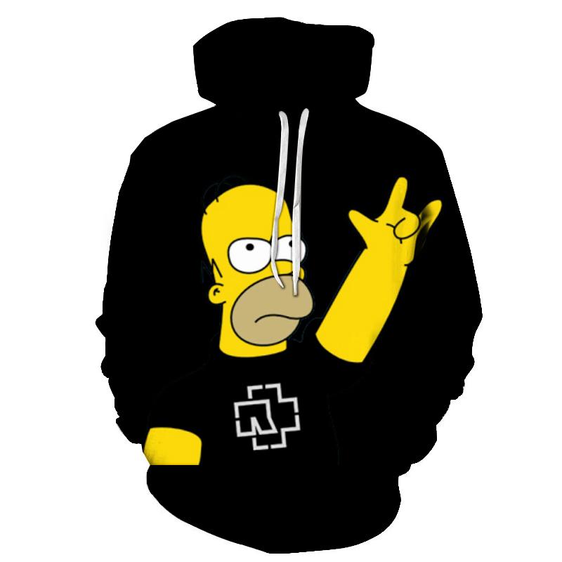 The Simpsons Sweatshirt Hoodies V17 3D T-Shirt