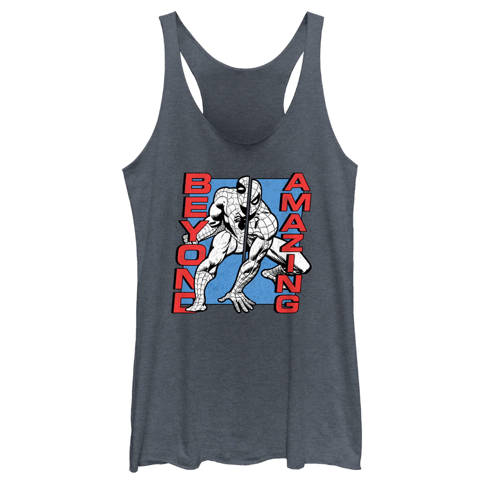 Women’S Spider-Man: Beyond Amazing Split Panel Racerback Tank Top