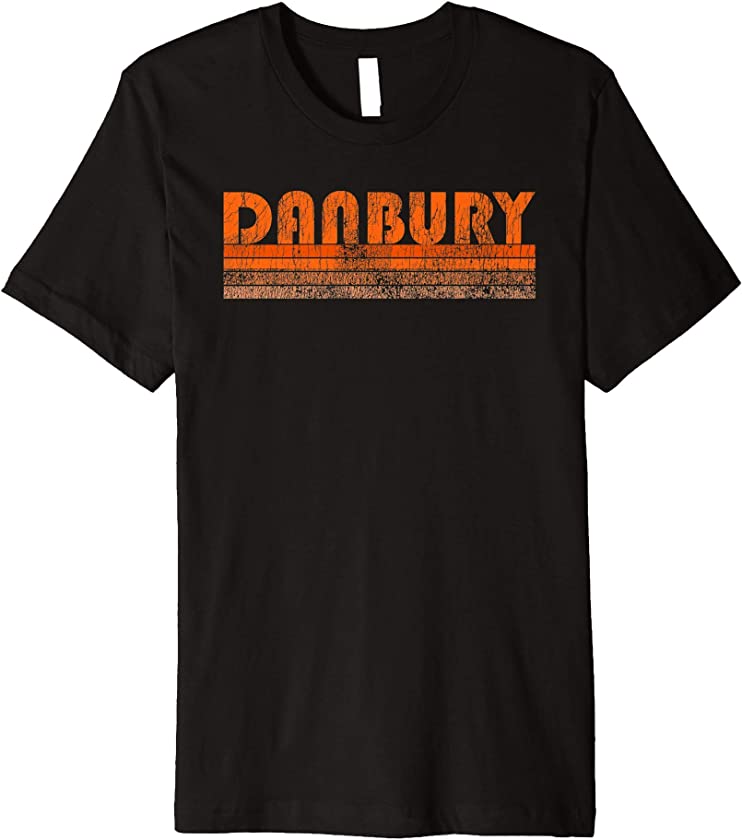 Vintage Retro 80s Style Danbury T Shirt