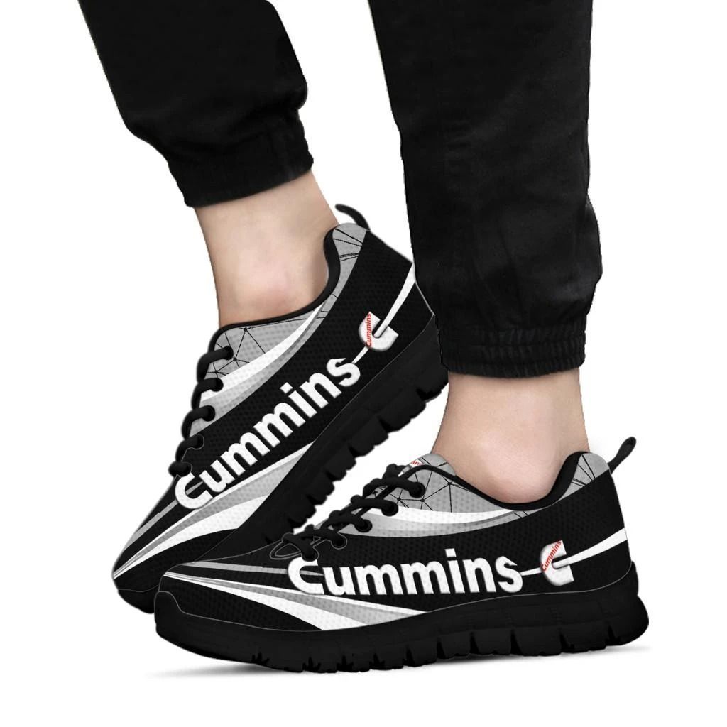 3D Printed Cummins- BDA Sneakers Ver1 For Men & Women (Black)