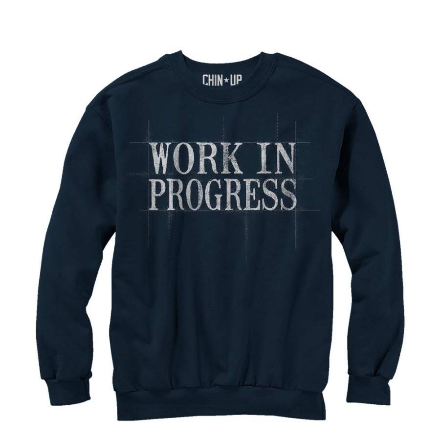 CHIN UP Women’s Work in Progress  Sweatshirt Navy