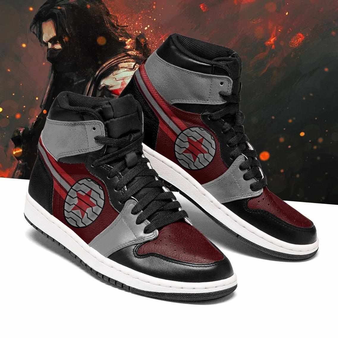 Winter Soldier Marvel 2 Air Jordan Shoes Sport Custom Sneakers