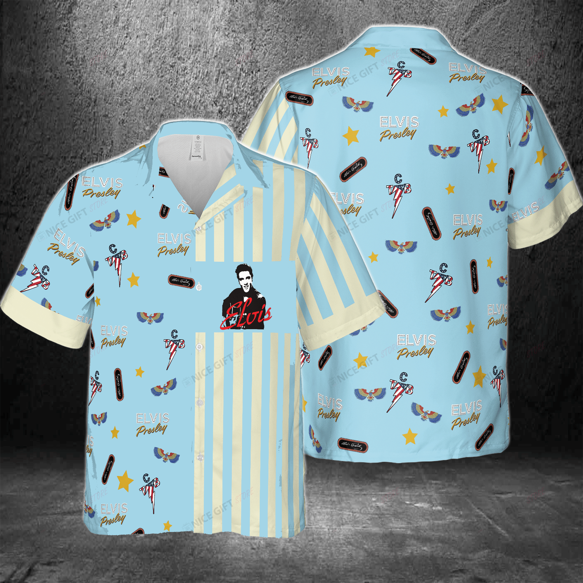 Elvis Presley Hawaiian 3D Shirt 3Hs-T9J5