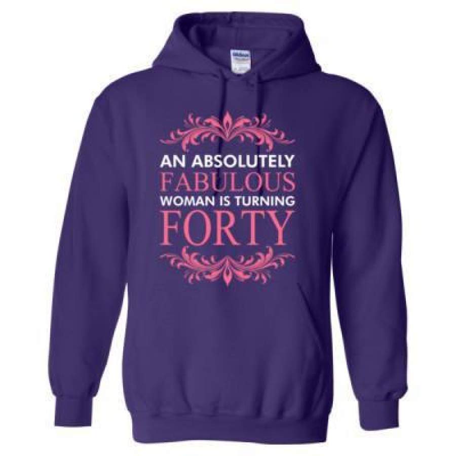 AGR An Absolutely Fabulous Woman Is Turning Forty – Heavy Blend™ Hooded Sweatshirt