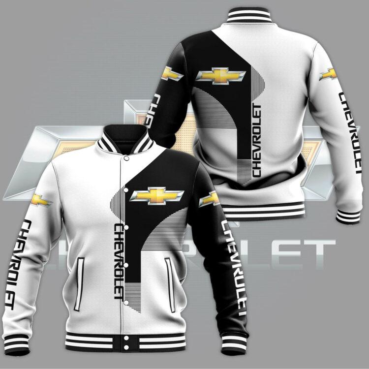 Chevrolet Car Baseball Jacket 3