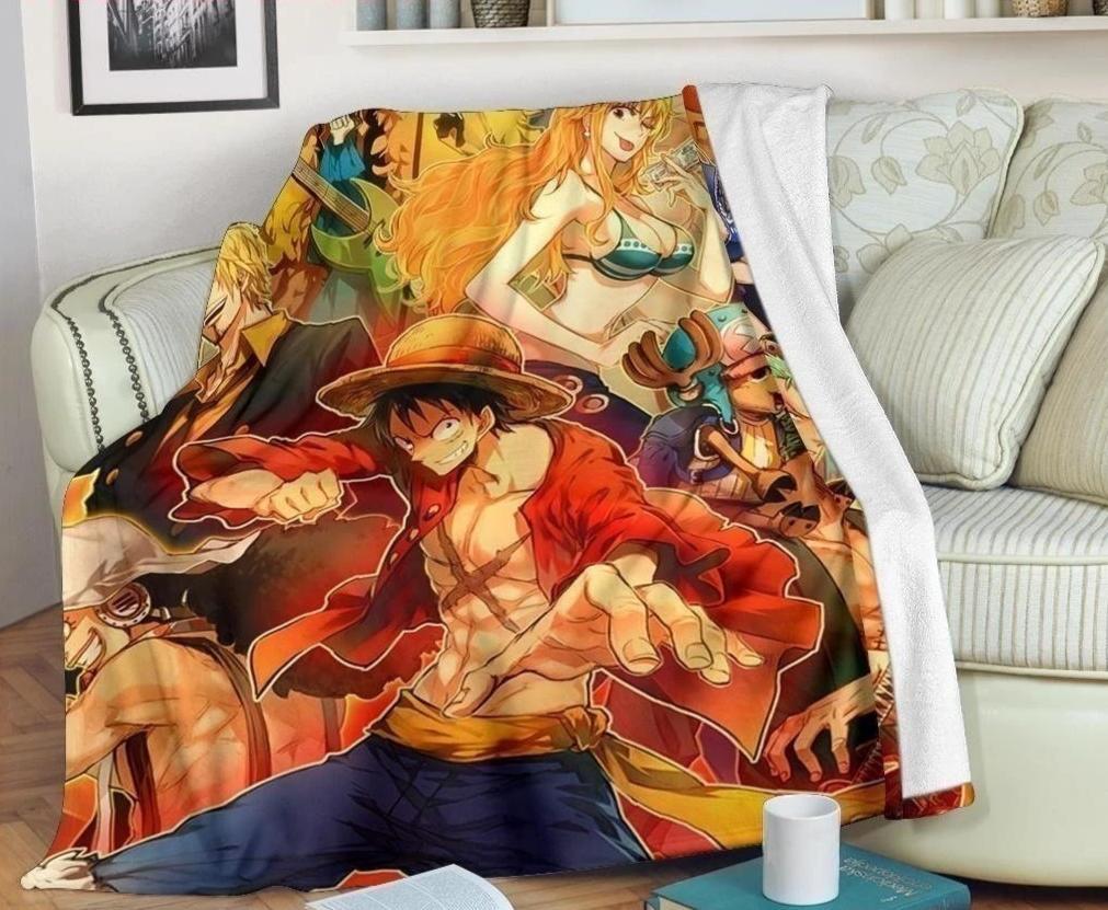 One Piece Premium Blanket For Fan Gift