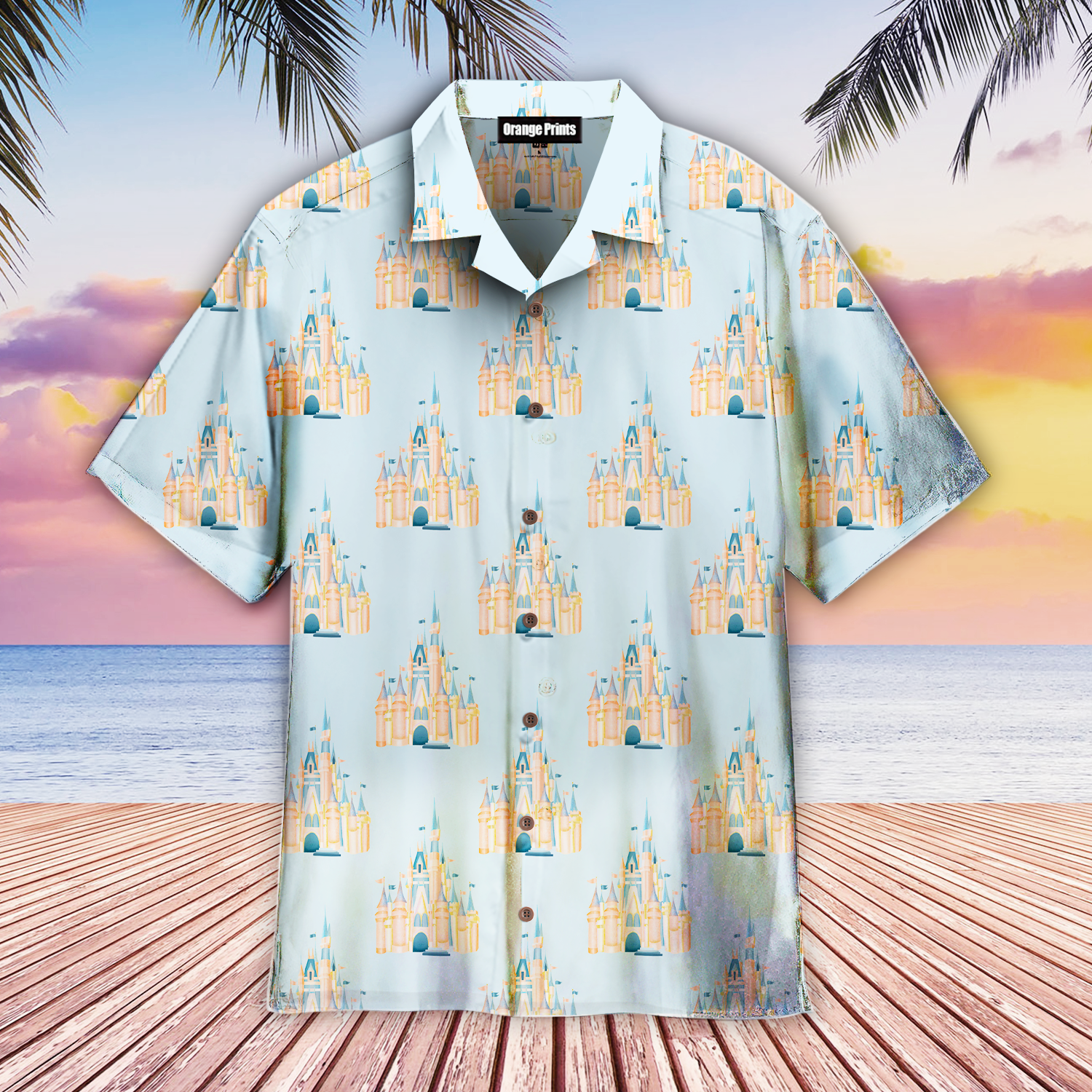 Pink Castle Magic Kingdom Aloha Hawaii Shirts For Men And Women Ha15892