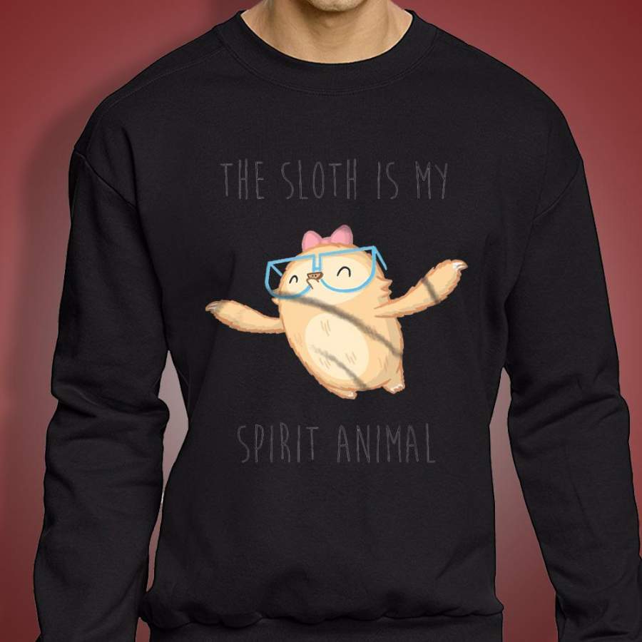 Slothilda Sloth The Sloth Is My Spirit Animal Men’S Sweatshirt