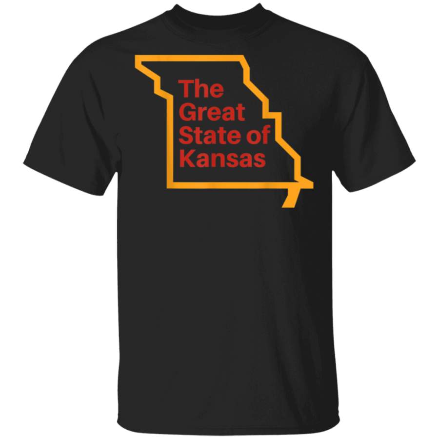 The Great State of Kansas  The Great State of Kansas Shirt TShirt Kansas City Football T-Shirt