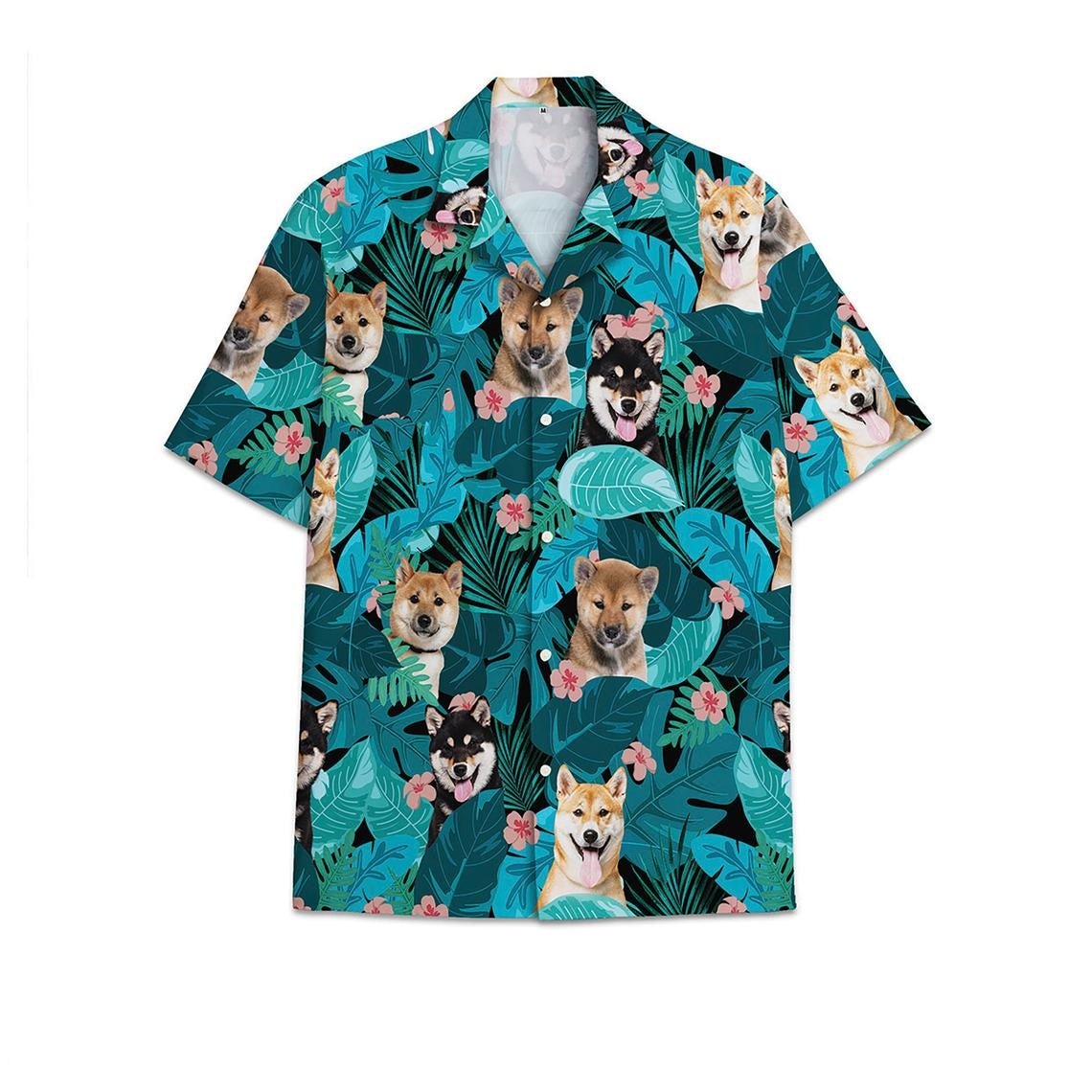 Aloha Hawaii Shirt Pet Combination Print Made In Summer Beach Shirts 13 Ha81098