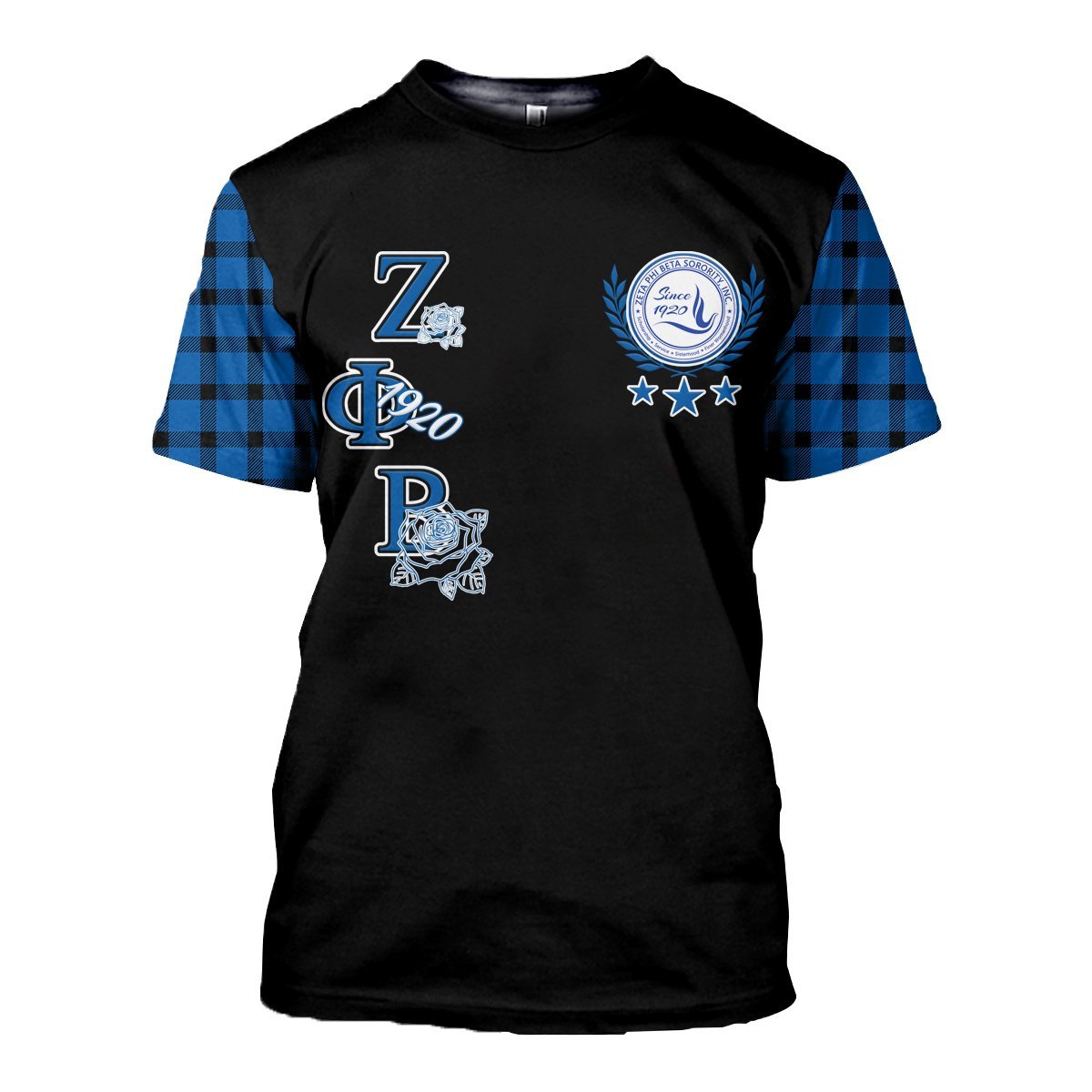 3D ALL OVER PRINTED ZETA PHI BETA CLOTHES