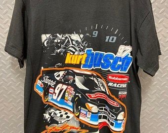 Vintage Nascar Kurt Busch/sharpie 97 Shirt (m) 6295