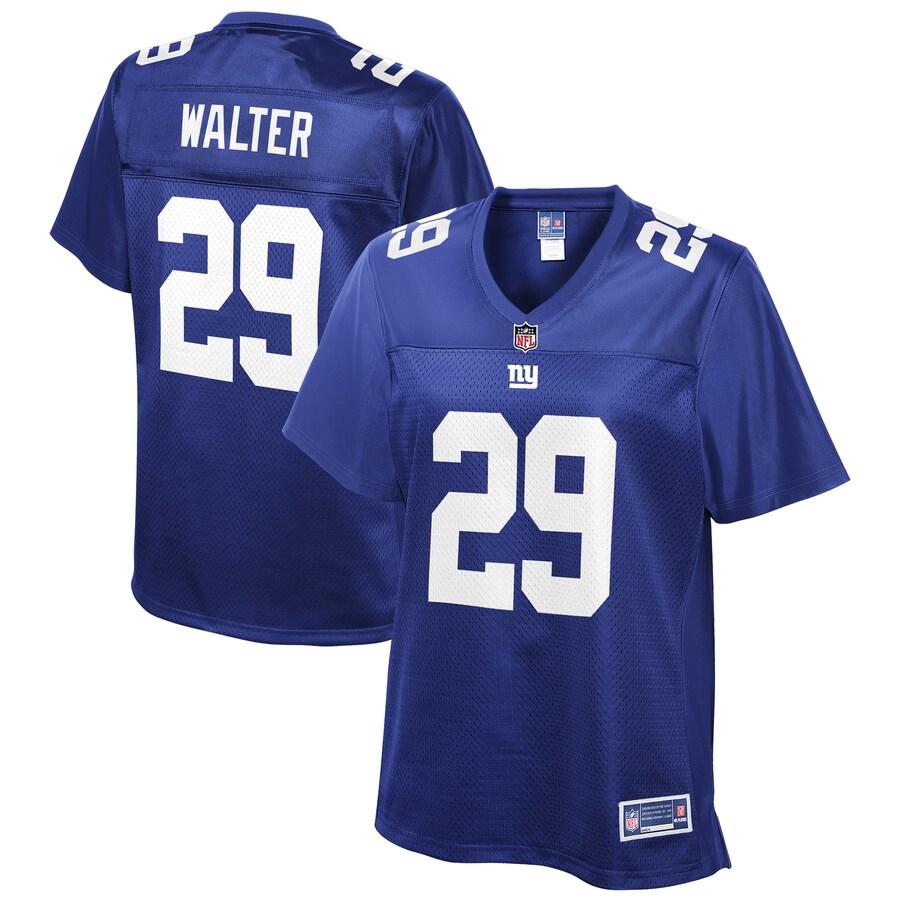 Austin Walter New York Giants NFL Pro Line Womens Player Jersey – Royal