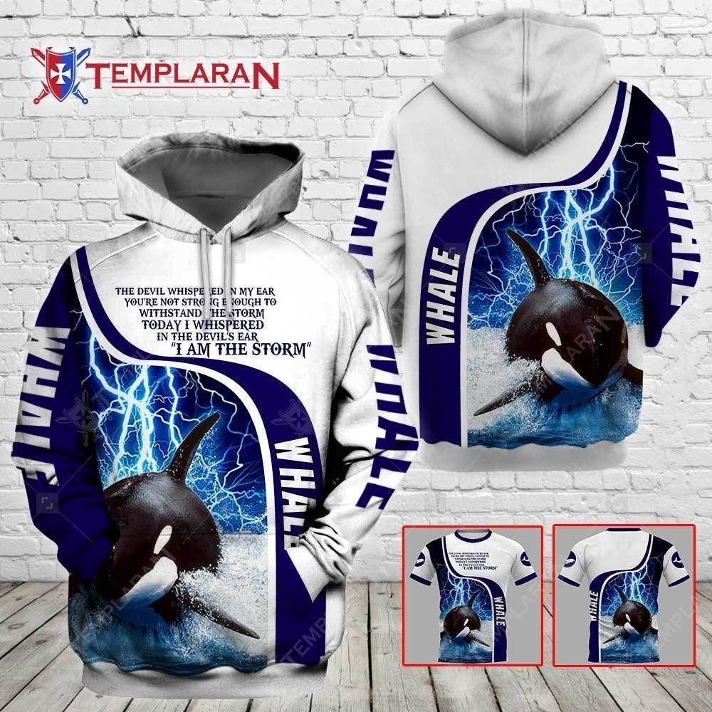 Whale Unisex 3D Hoodie All Over Print