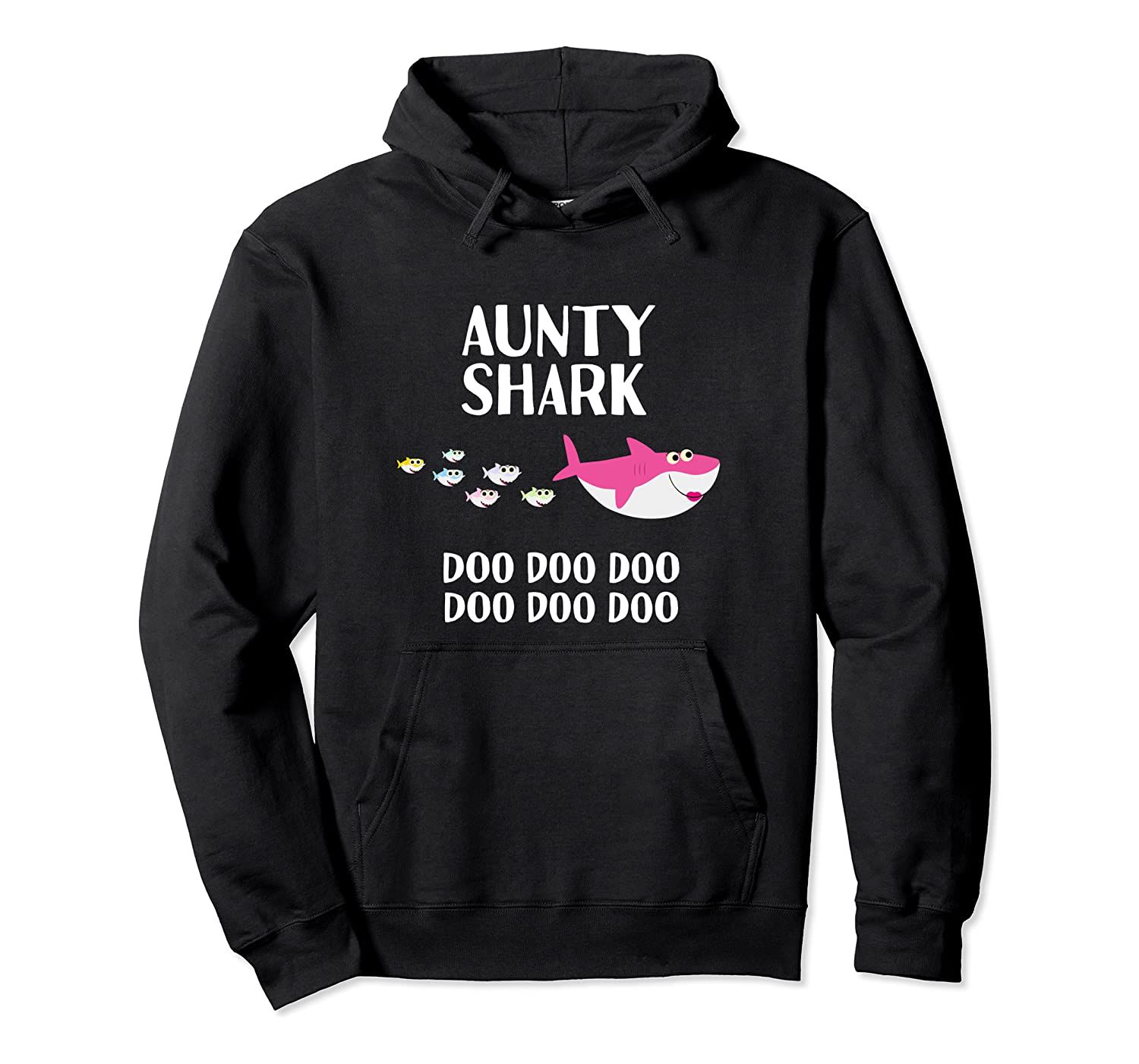 Aunty Shark Doo Doo Shirt Gifts For Aunt Christmas Pullover Hoodie, T-Shirt, Sweatshirt