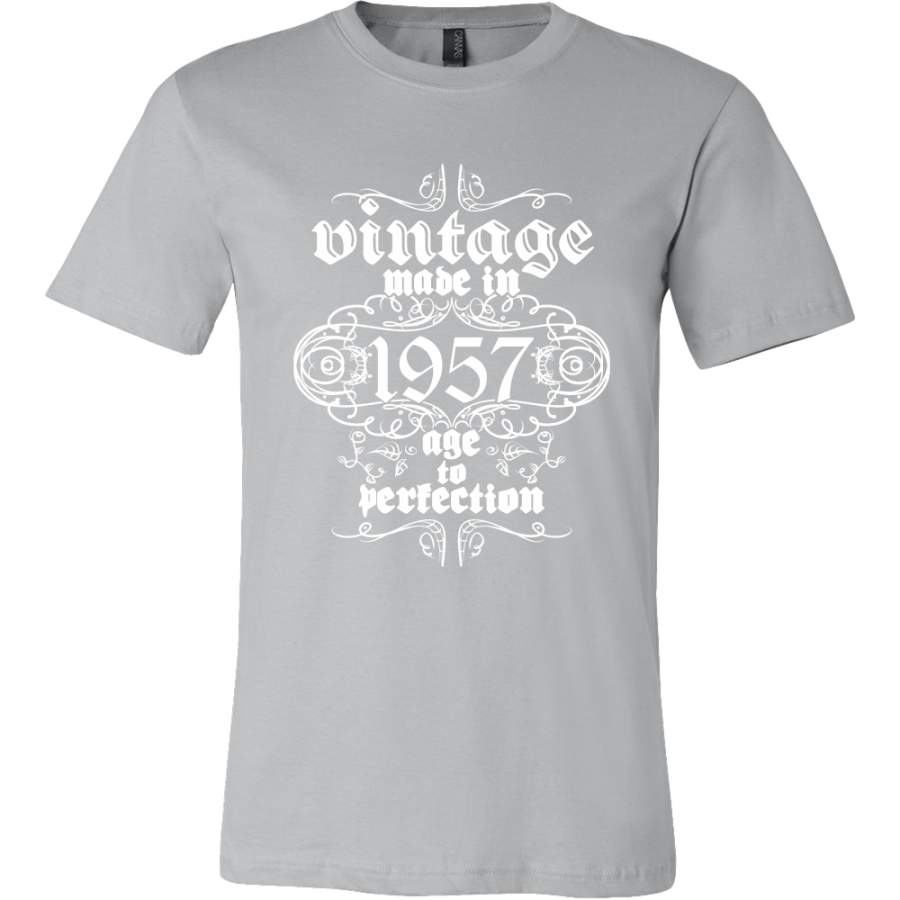 Vintage, Made in 1957, Age to Perfection Vintage Print Tshirts
