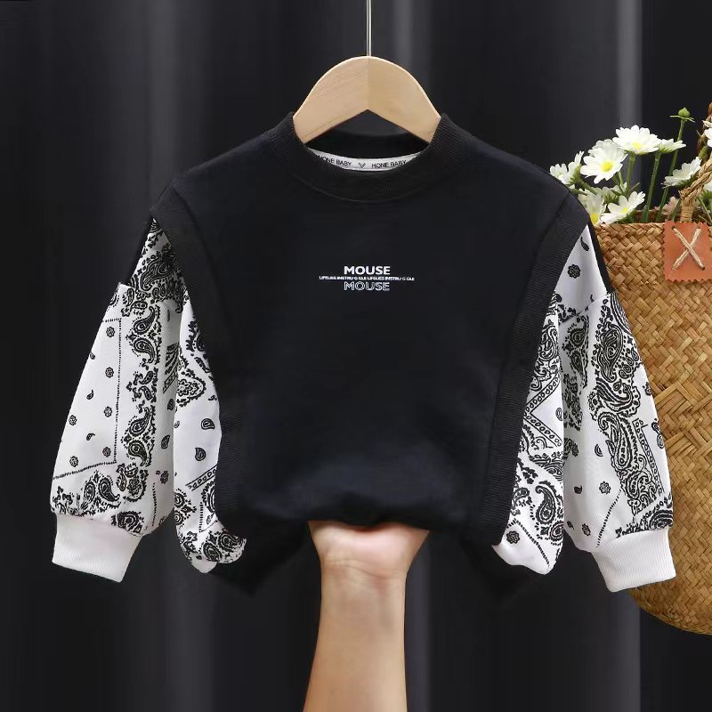 Boys Sweatshirts 2022 Autumn Winter Shirts for Kids Long Sleeve Children Tops Baby Outerwear Toddler Outfits Clothes 1-10years alx