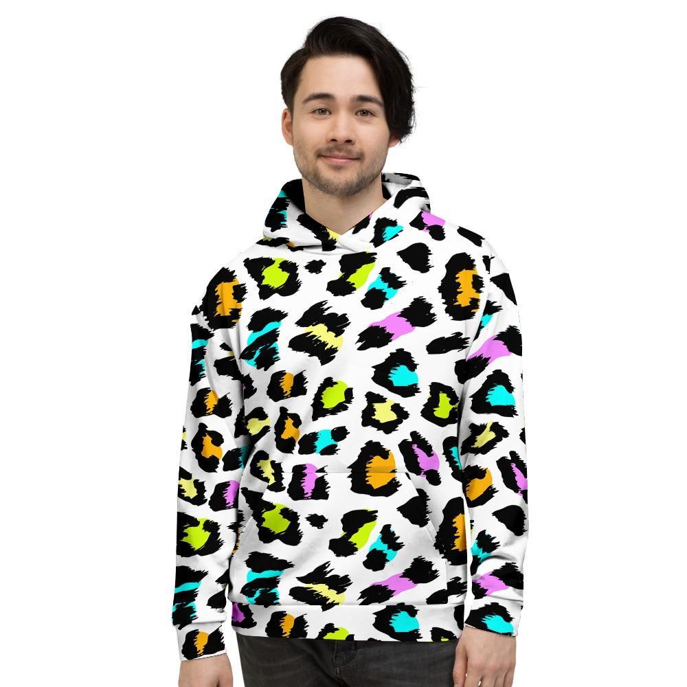 White Leopard Men’S Hoodie