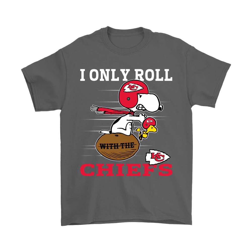 Shop Snoopy And Woodstock I Only Roll With The Kansas City Chiefs ...
