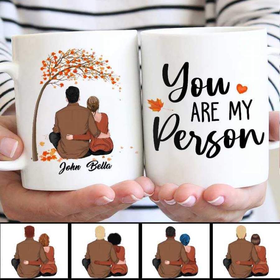 Couple Fall Season Personalized Mug