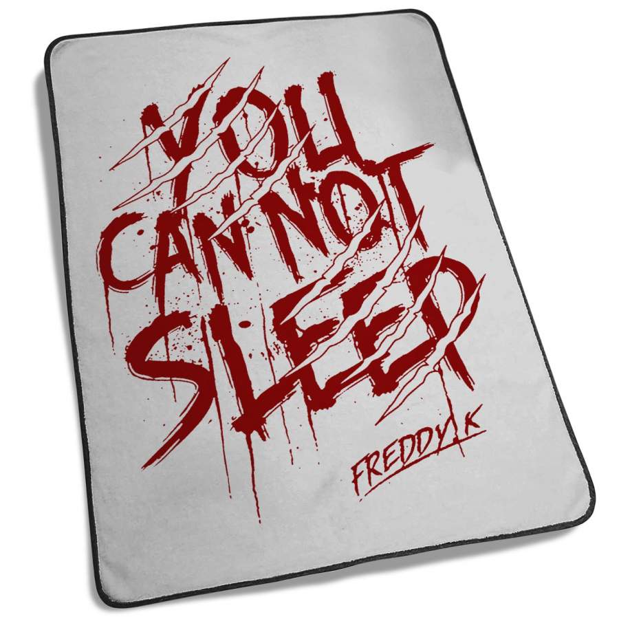 You Can Not Sleep Freddy Halloween Fleece Blanket