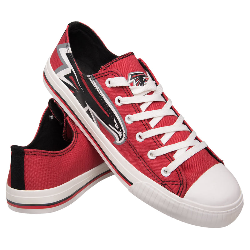 Atlanta Falcons NFL Mens Low Top Big Logo Canvas Shoes