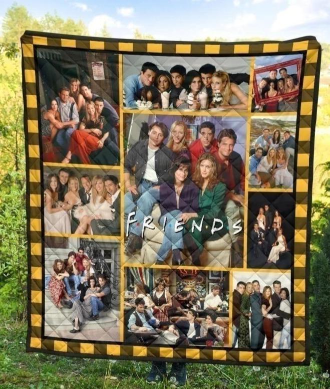 Friends TV Show Quilt Blanket Gif For Fan