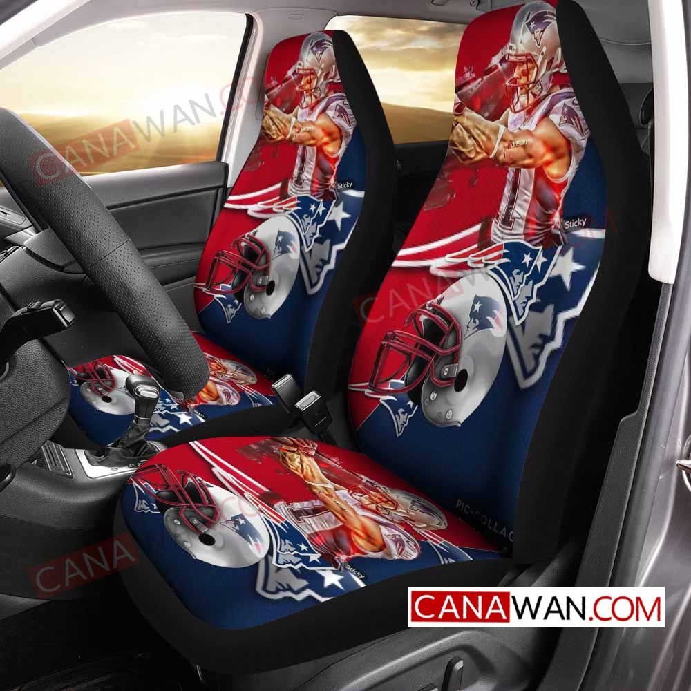 New England Patriots Style007 3D Customized Personalized Car Seat Cover