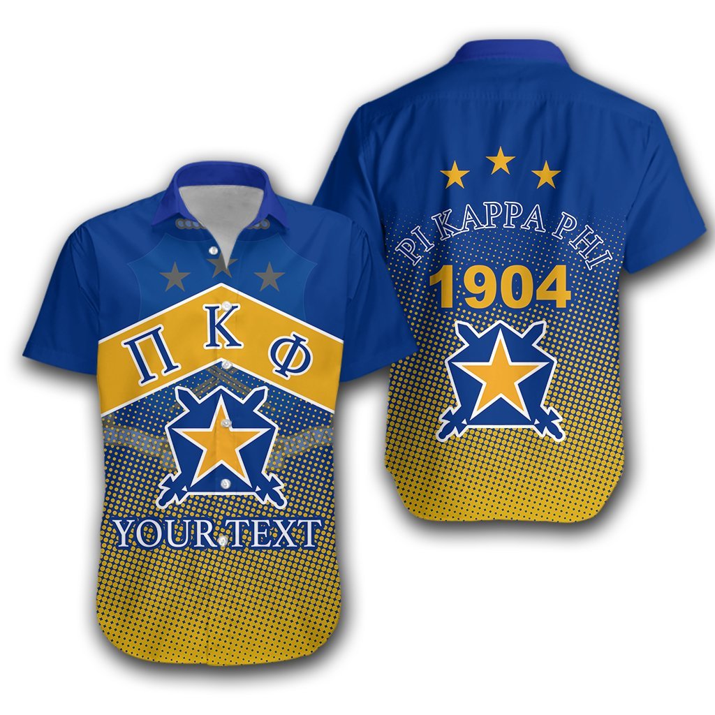 (Custom Personalised) Pi Kappa Phi Hawaiian Shirt Gradient Style Lt16