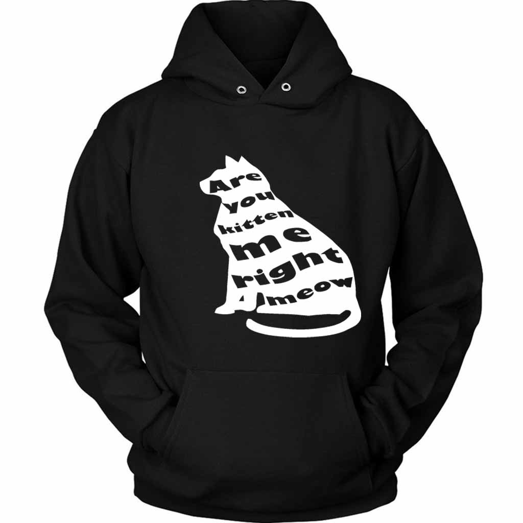 Are You Kitten Me Right Meow Bird Unisex Hoodie