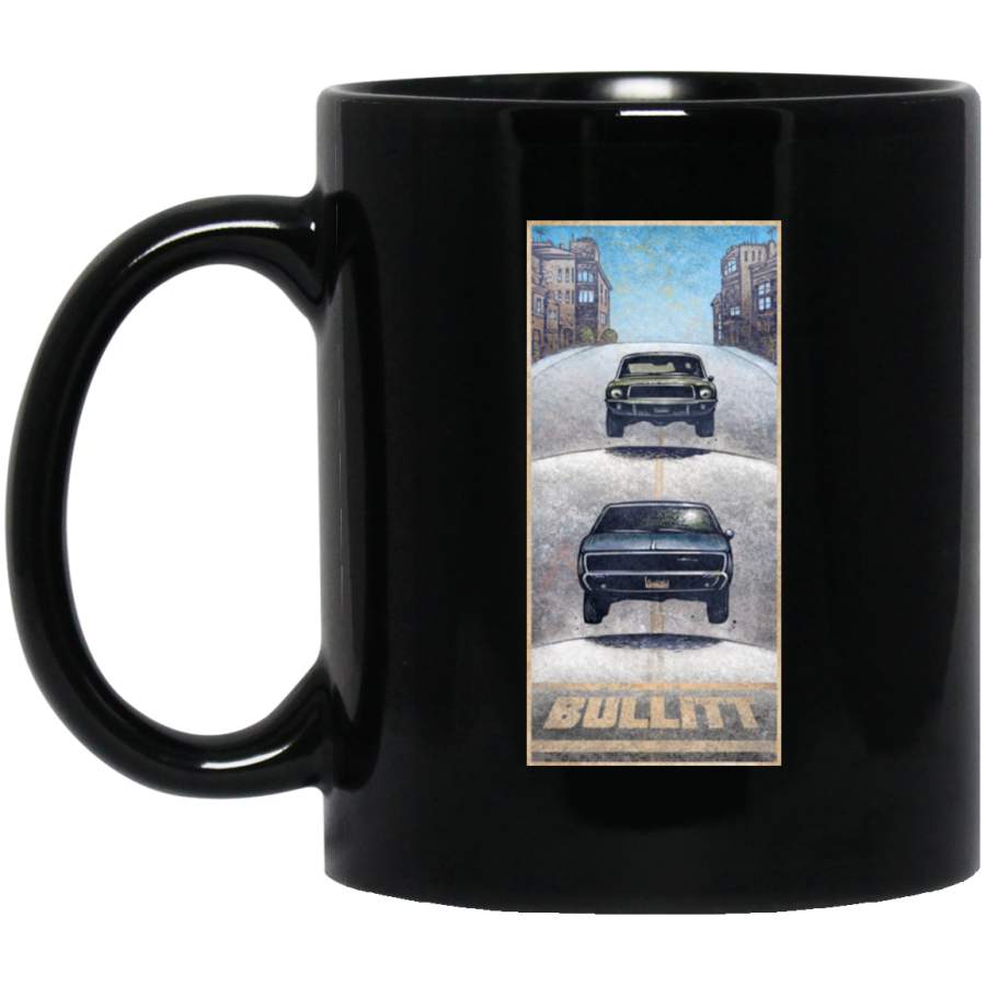 Bullitt Vintage Sport Mug Black Mug