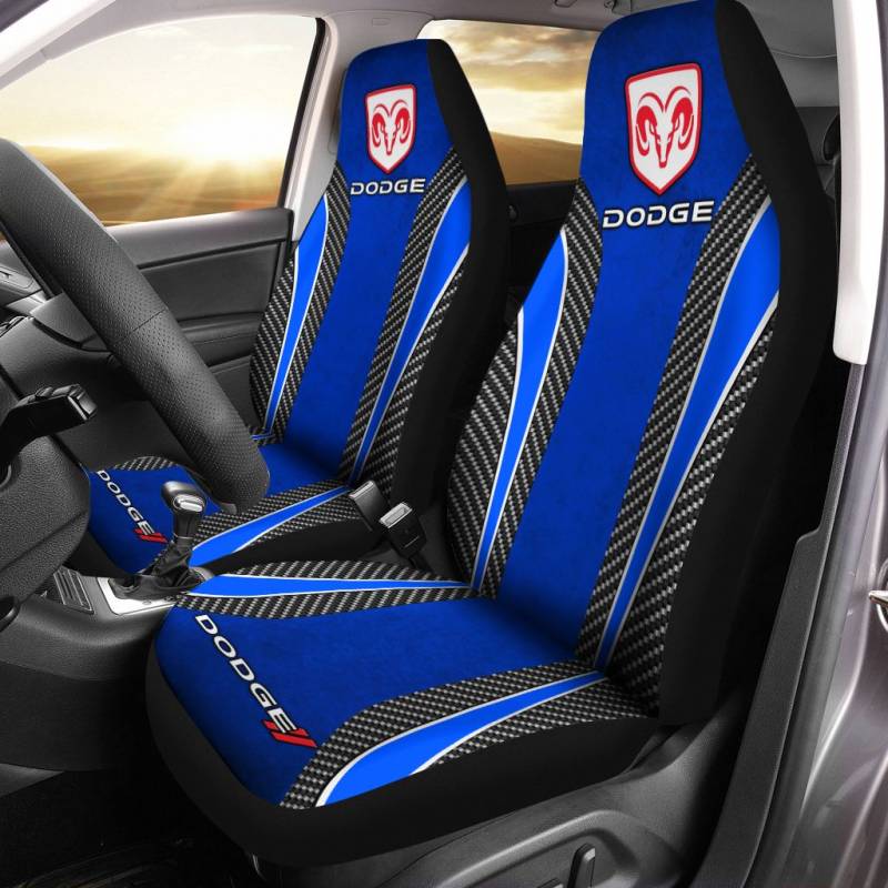 Dodge LPH Car Seat Cover (Set of 2) Ver 2 (Blue)