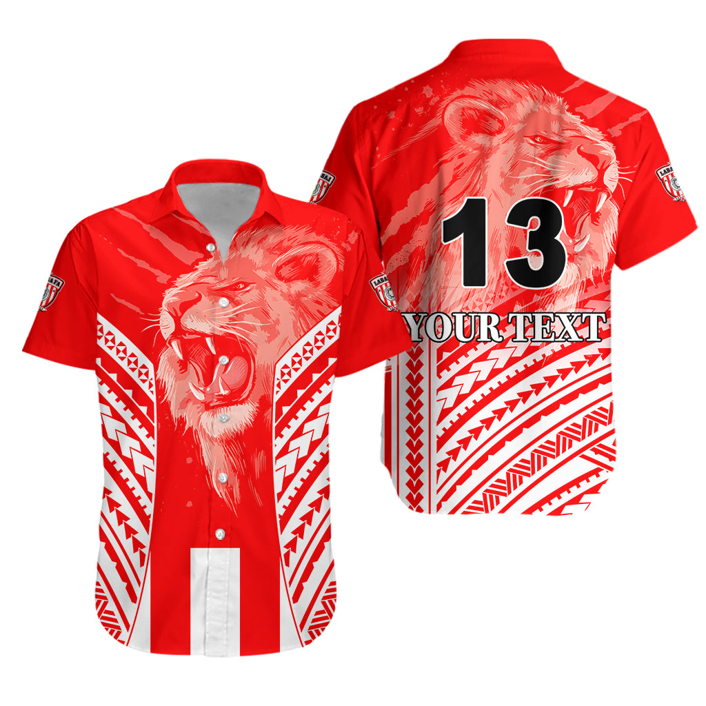 (Custom Personalised) Labasa Football Hawaiian Shirt Strong Lion Of Fiji – Custom Text And Number Lt13