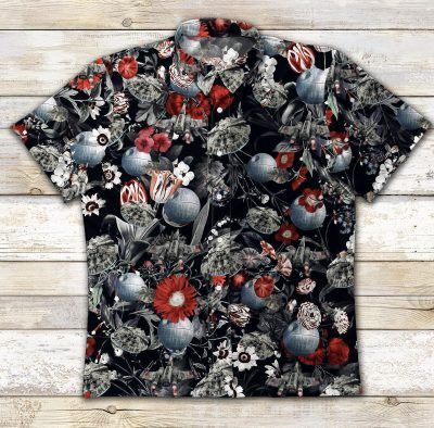 Gettyshirt Stars War Ad Vintage Cotton Mens Hawaii Ha22238