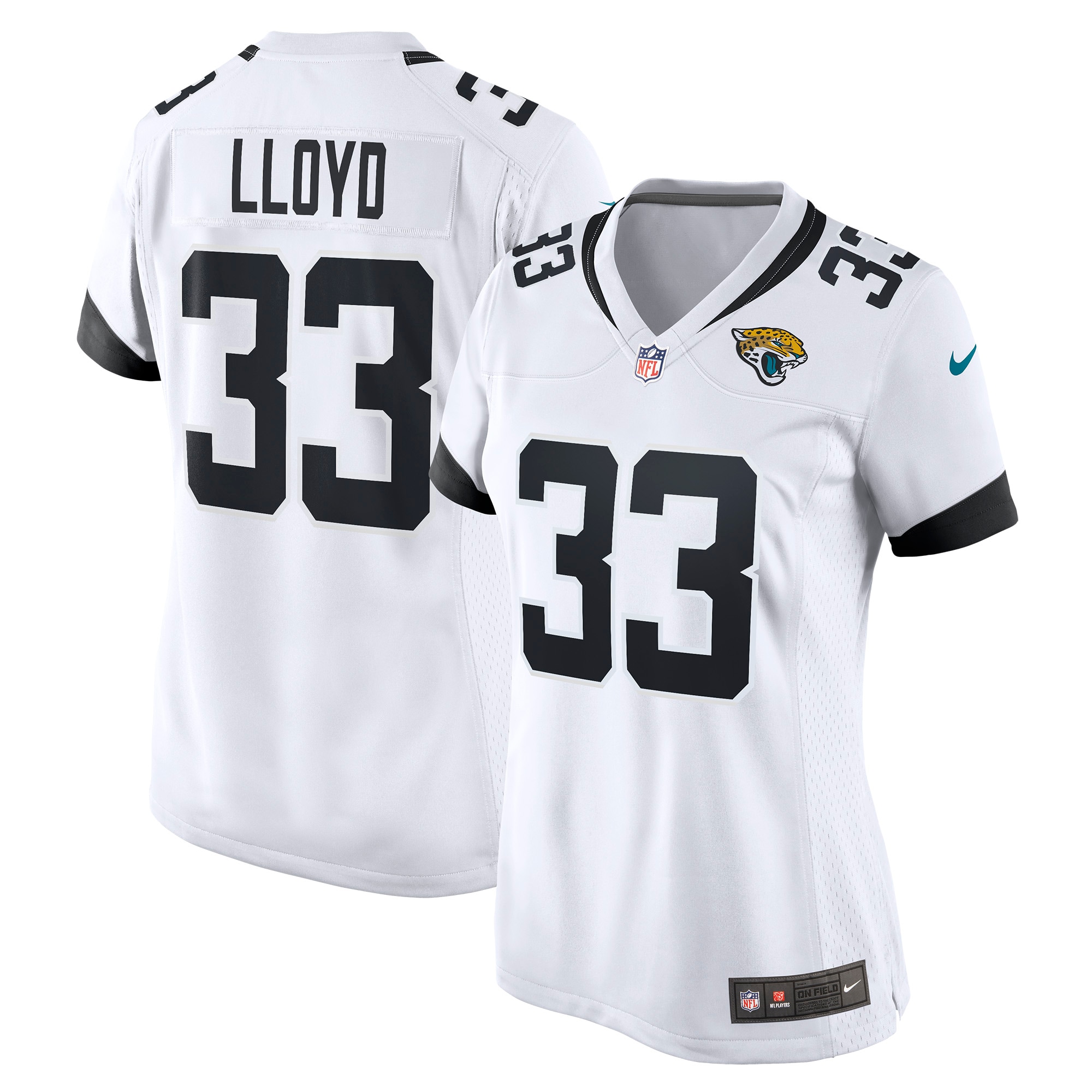 Women’s Jacksonville Jaguars Devin Lloyd White Away Game Player Jersey